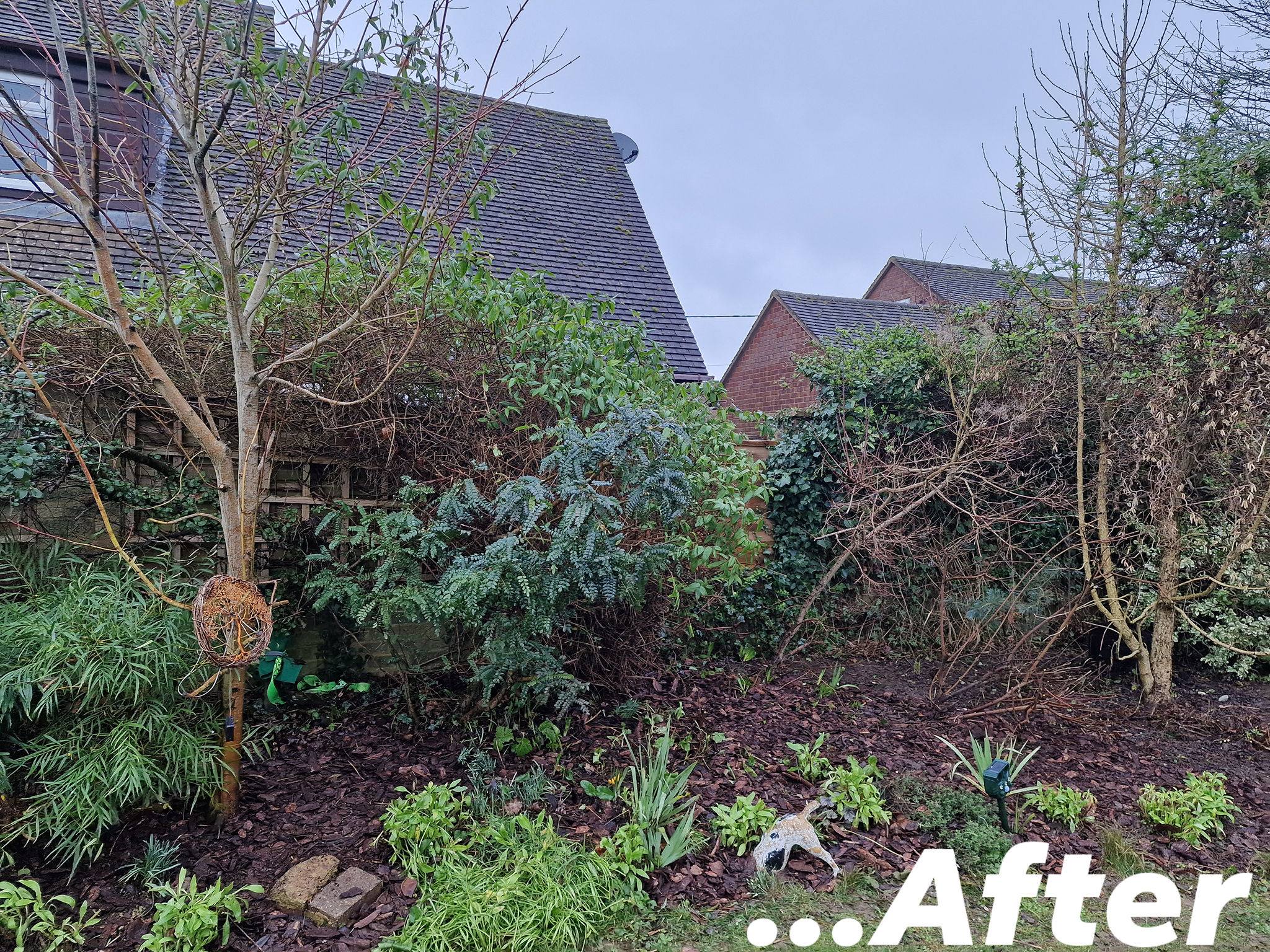 Garden transformation project in Milton Keynes